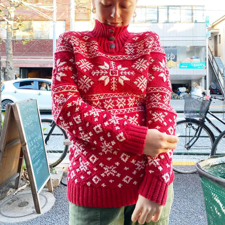 [USED]LAUREN Ralph Lauren ノルディック柄ニット