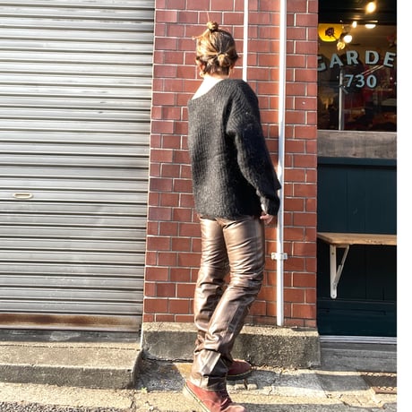 [USED] Real Leather スキニーPANTS