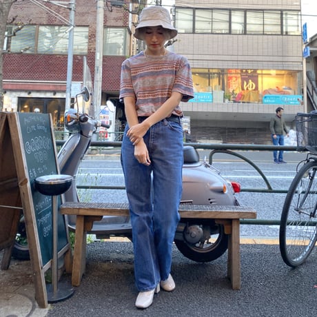 [USED] ジャガード マルチボーダーTee！