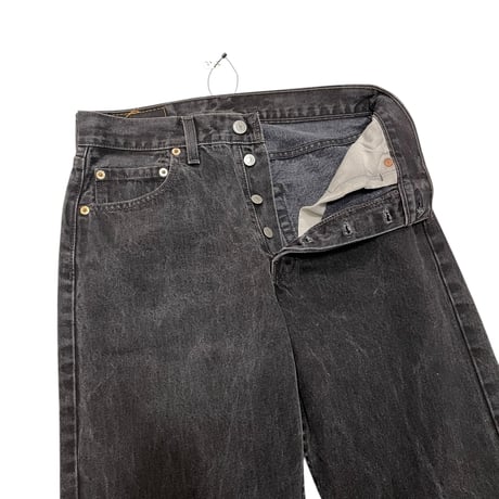 [USED] "Levi's 501" BLACK DENIM ！