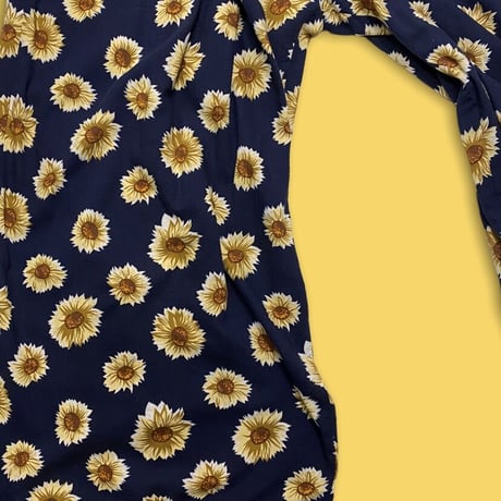 [USED] OLD🌻ひまわり柄オールインワン