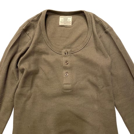 [USED] ワッフルサーマルヘンリーネックTOPS
