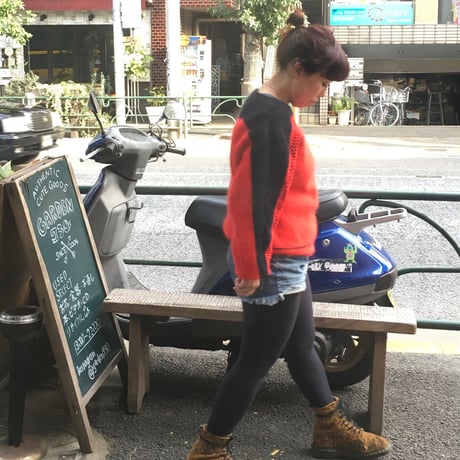 [USED] RED×BLACK モヘアニット