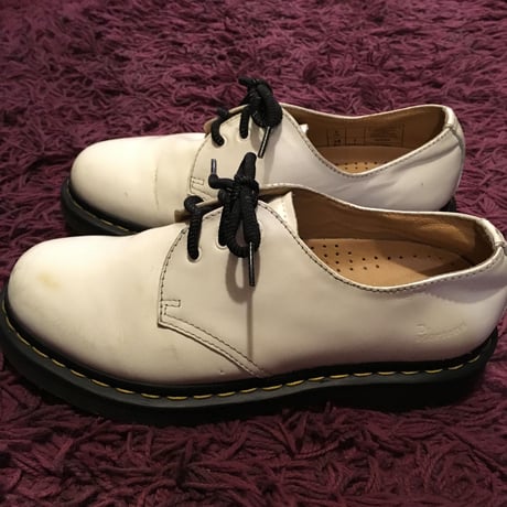 [USED] Dr.Martens WHITEレザー/3HOLE