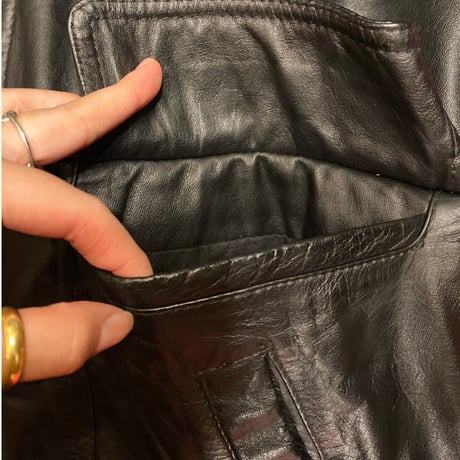 [USED] 柔らかいREAL LEATHER CAR COAT
