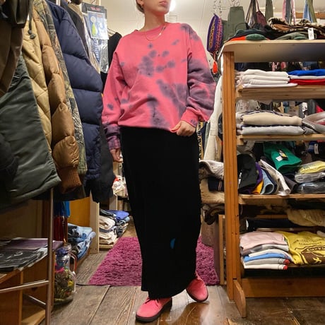 [USED]ブラックベロアスカート