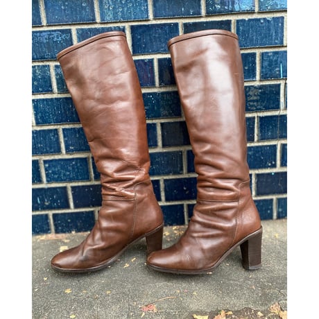 [USED] A.P.C LEATHER ロングブーツ