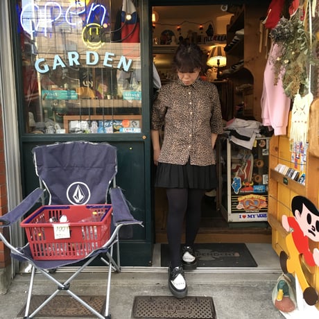 [USED] レオパード ストレッチ シャツ