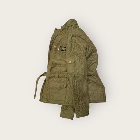 [USED]”Barbour" INTERNATIONAL QUILT KHAKI-14