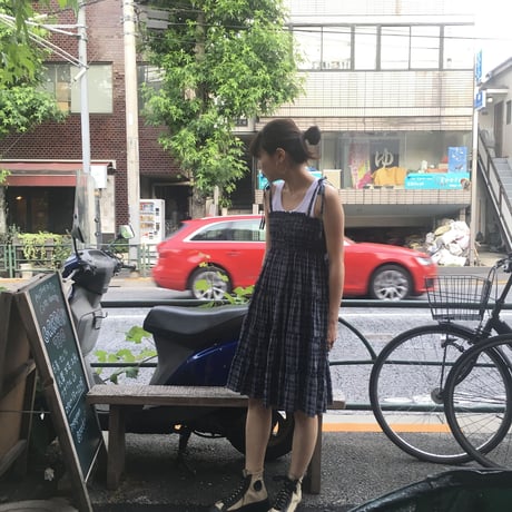 [USED] 渋色！チェックワンピース