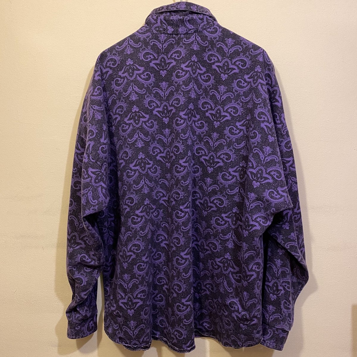 90sヴィンテージ シャツ ジャケット バロック柄 アラベスク ダマスク USA USED] made in U.S.A. ダマスク柄シャツ！ | garden730