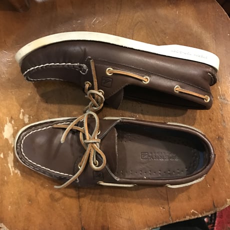 [USED] TOP SIDER レザー デッキシューズ