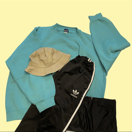 [USED]  "HONORS" ミントカラーSWEAT🍃