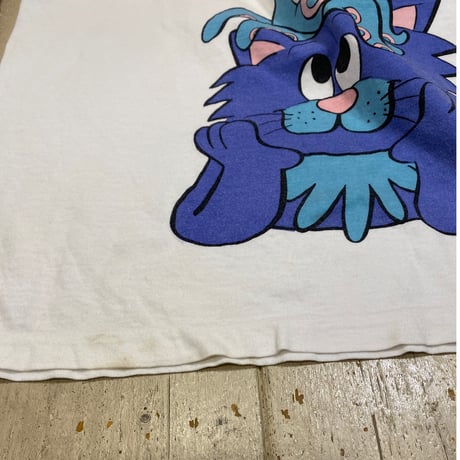 [USED]OLD メッセージ😽🐙プリントタンクトップ