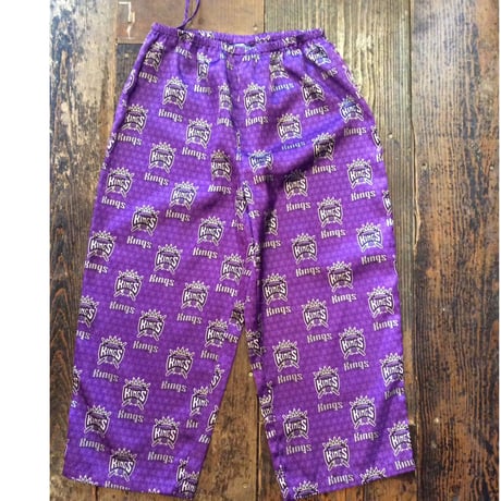 [USED] NBAチーム KINGS サテンパンツ