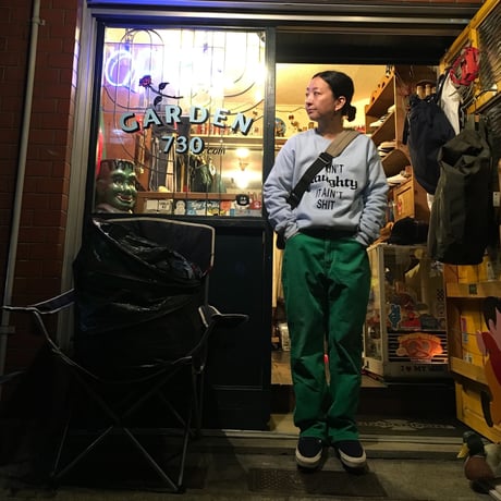 [USED] "GREEN"  OLD Levi's 517  コーデュロイパンツ