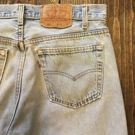 [USED] Levis 501 ダメージデニム