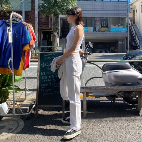 [USED] Levi's 501 WHITE🤍made in POLAND