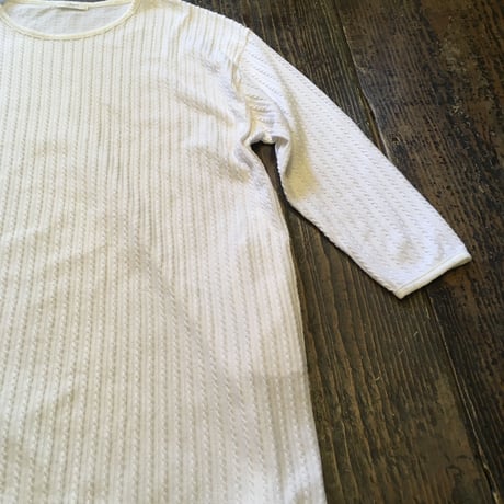 [USED] かる〜いTシャツみたいなリブニット