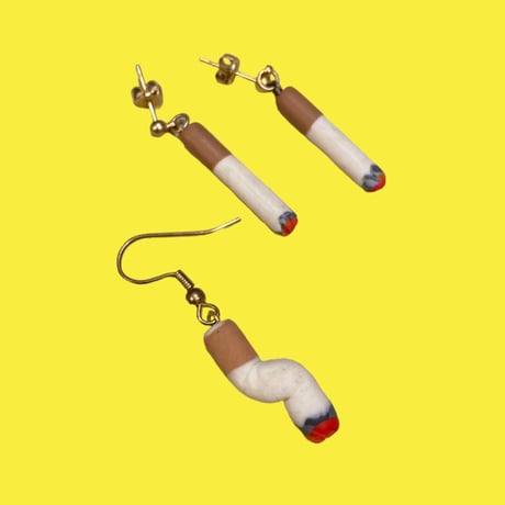 [BENICOTOY] 立体 cigarette / タバコ ピアス
