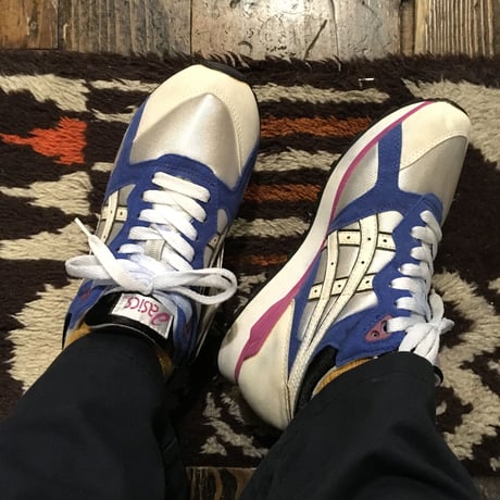 [DEADSTOCK] OLD assics  RANNING SHOES  24.5cm