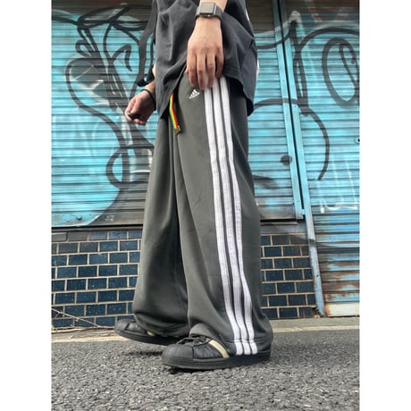 [USED] '08 adidas トラック パンツ GREY 40×25inch