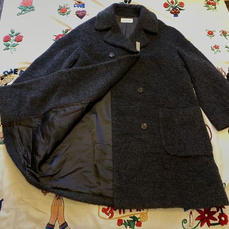 [USED] 超カッコイイ~ MIX GREY WOOLコート  