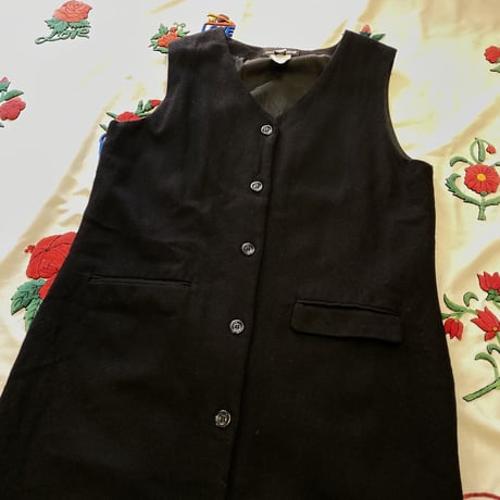 [USED] WOOL 前開きワンピース