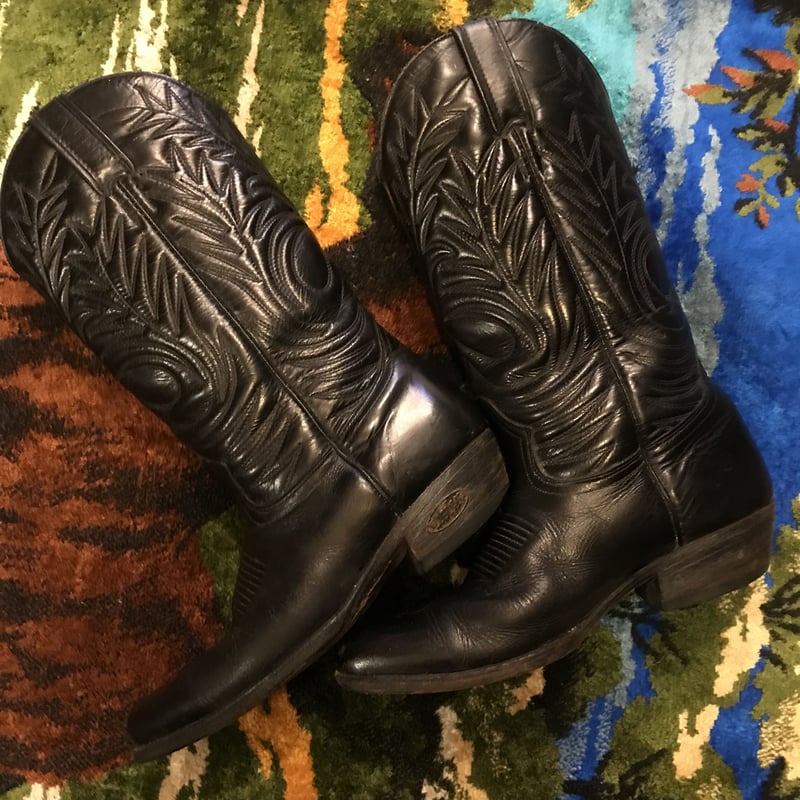 USED] LOBLAN ウエスタンブーツ BLACK | garden730