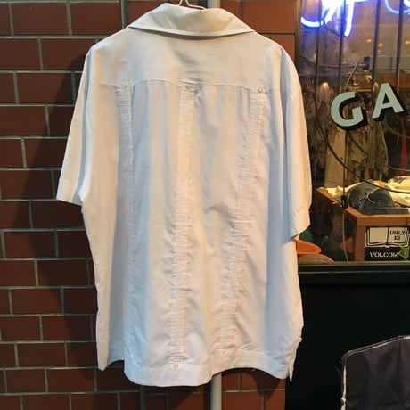 [USED] WHITE キューバシャツ