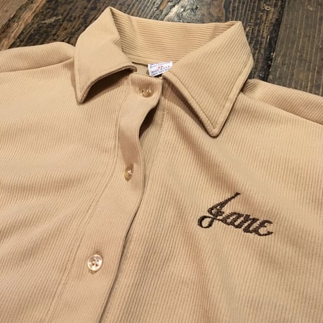 [USED] 70's HILTON 刺繍ポロ