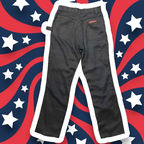 [USED] OLD BLACK PAINTER PANTS