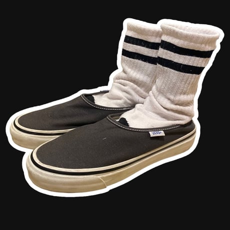 [USED] "VANS" CANVAS SLIP-ON MULE