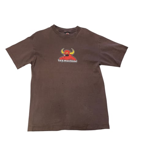 [USED] 2000's TOY MACHINE S/S Tee（Brown）