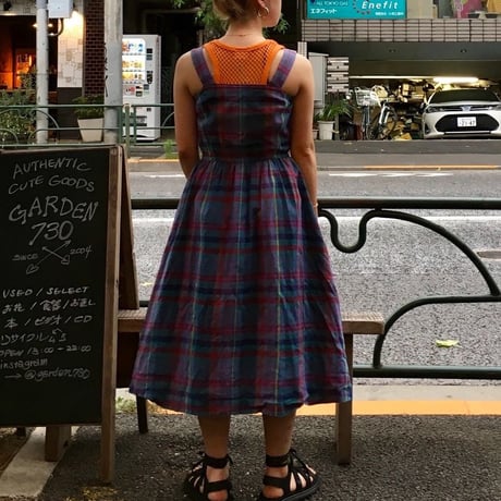 [USED] VIVID ORANGE! メッシュタンクトップ