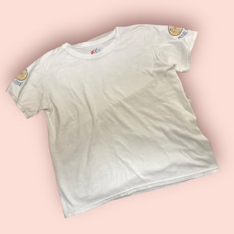 [USED]MAENARAE hanes white tee