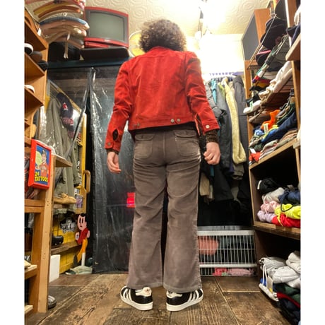 [USED] vintage!! REAL SUEDE JACKET