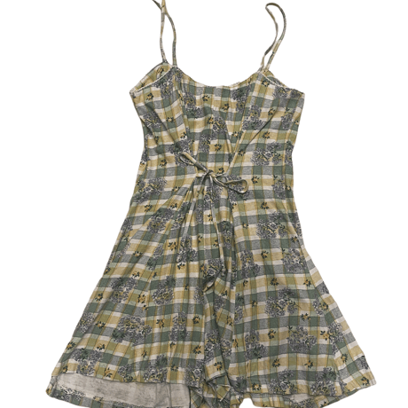 [USED] てろっとかわいいお花ロンパース