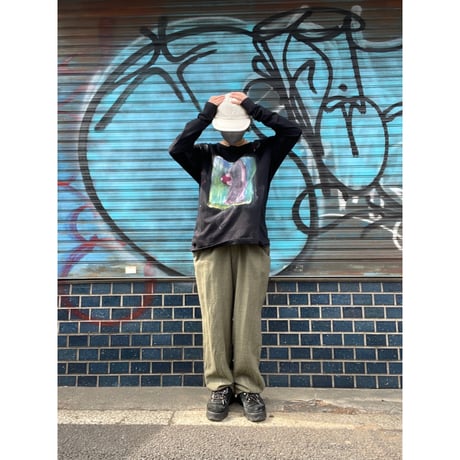 [USED]  春WOOL 2タック スラックス