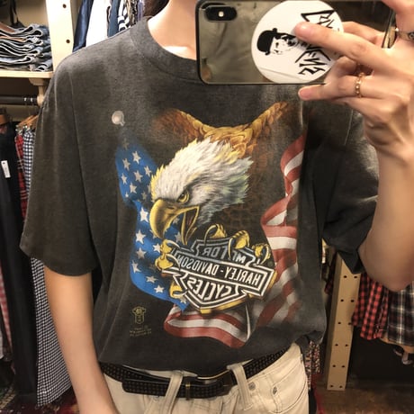 [USED]  90's HARLEY DAVIDSON EAGLE Tee