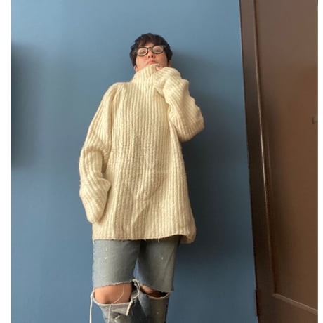 [USED] ざっくりハイネックニット  ♡