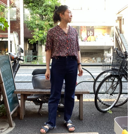 [USED] 花 柄オープンシャツ💐