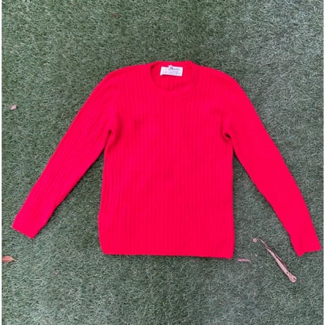 [USED] 100% カシミア❤️リブニット
