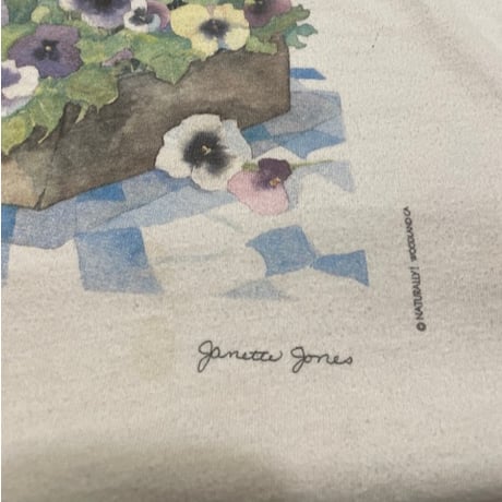 [USED] 90‘s Janette Jones プリントtee