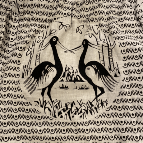[USED]鳥柄パンツ