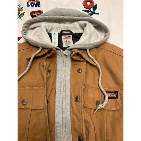 [USED] Dickies 重ね着風ダックJACKET