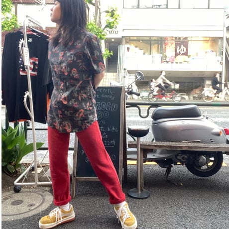 [USED]ガイコツ💀アロハシャツ🌺