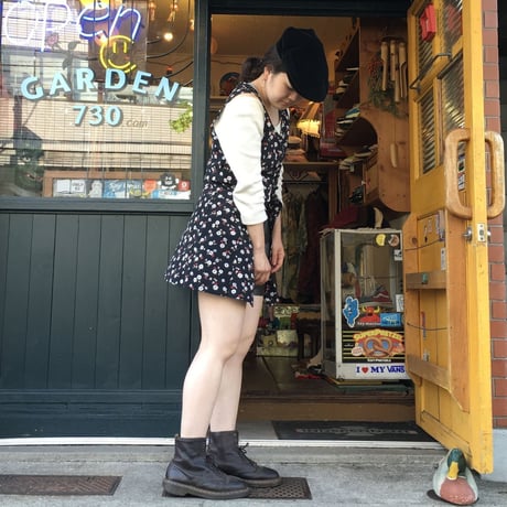 [USED] 花柄ロングベスト