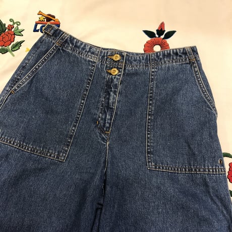 [USED] LAUREN JEANS クロップドデニムパンツ