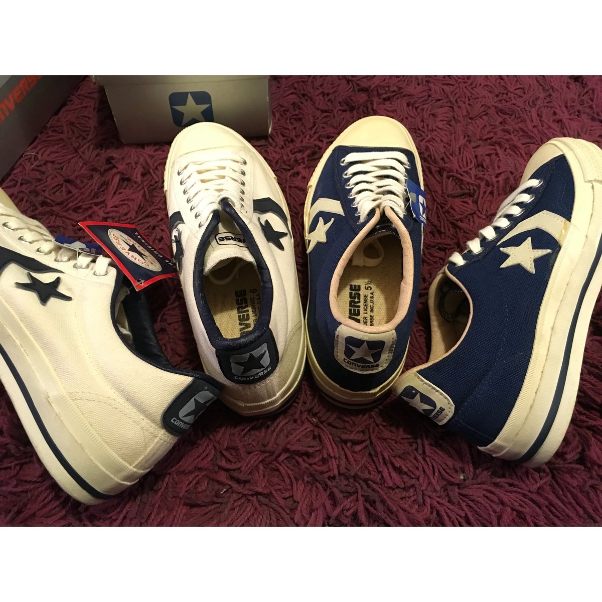 [DEADSTOCK] 80~90's CONVERSE プロスター キャンバス Lo